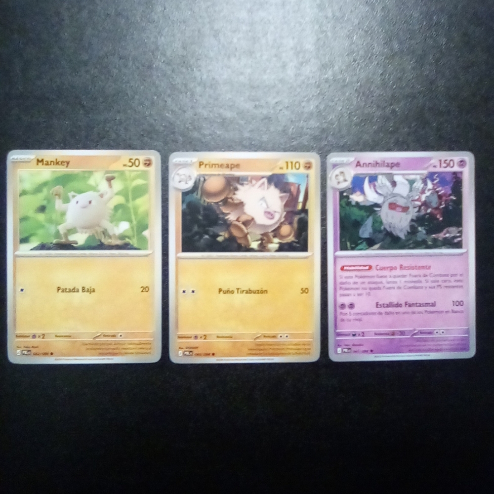 ✨First Edition Mankey Evolution Pokemon Card Bundle✨ - Picture 10 of 13
